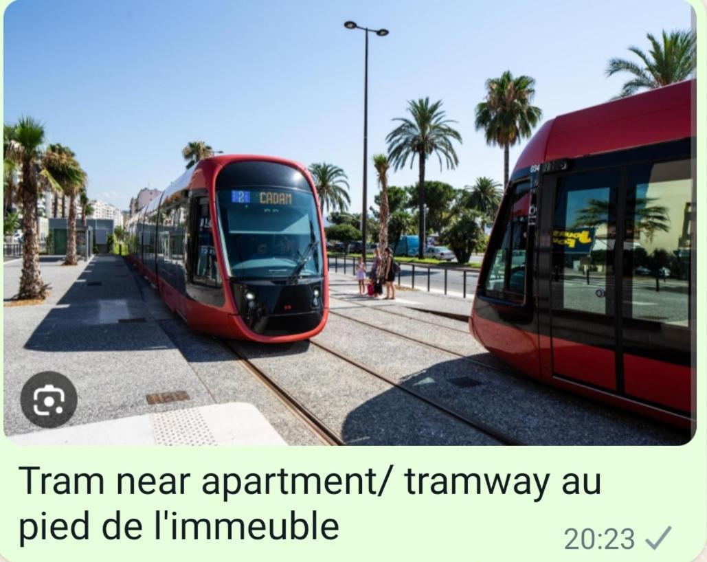 Appartements Renove 2023 Proche Aeroport 5Min, Gare Sncf 2 Min, Tramway Au Pied De L'Immeuble , Parking Possible, Renovated Apartments 2023 Near The Airport 5 Min, Train Station 2 Min, Tram Next To The Building 1 Min, Parking Possible Νίκαια Εξωτερικό φωτογραφία