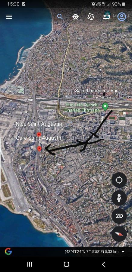Appartements Renove 2023 Proche Aeroport 5Min, Gare Sncf 2 Min, Tramway Au Pied De L'Immeuble , Parking Possible, Renovated Apartments 2023 Near The Airport 5 Min, Train Station 2 Min, Tram Next To The Building 1 Min, Parking Possible Νίκαια Εξωτερικό φωτογραφία