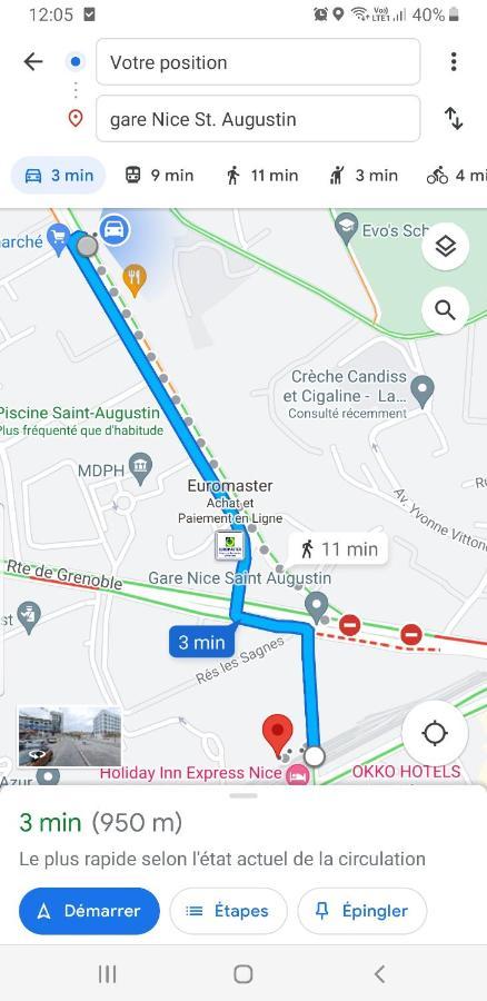 Appartements Renove 2023 Proche Aeroport 5Min, Gare Sncf 2 Min, Tramway Au Pied De L'Immeuble , Parking Possible, Renovated Apartments 2023 Near The Airport 5 Min, Train Station 2 Min, Tram Next To The Building 1 Min, Parking Possible Νίκαια Εξωτερικό φωτογραφία